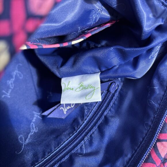 Vera Bradley Katalina Pink Diamonds Messenger Laptop Bag Preowned but Unused - Picture 7 of 12